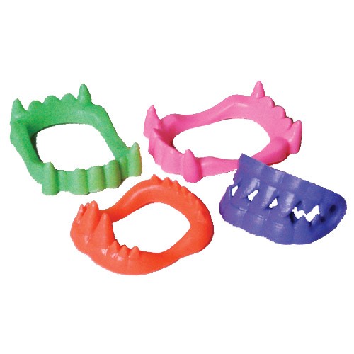 Soft Plastic Neon Teeth<br>144 piece(s)